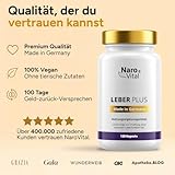 Leber Kur Mariendistel Kapseln hochdosiert - 80% Silymarin, Artischocke, Löwenzahn, Curcuma, Desmodium und Cholin für die Leber Testsieger - 8-Fach Komplex