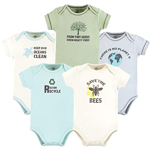 Image of Touched by Nature Unisex Baby Organic Cotton Bodysuits
