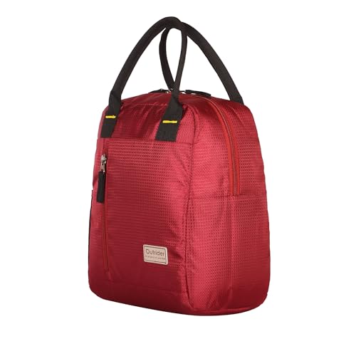 Image of Outrider Polyester Jumbo Lunch Bag,Lunch Bag for Office Men, Women and Kids, Quality Tiffin Bag for School, Picnic, Work, Carry Bag for Lunch Box,12 litres, Multicolor