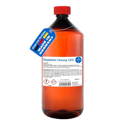 HERRLAN® Oxydator Lösung 12{b1f17406bd1fa11a17de3058fcf2ed85a2d622496082fba8e171e027bd823444} stabilisiert – 1 Liter - Sauerstoffspender Flüssigkeit für Teich & Aquarium - Wasserstoffperoxid Food Grade H₂O₂ – Made in Germany HERRLAN® Oxydator Lösung 12{b1f17406bd1fa11a17de3058fcf2ed85a2d622496082fba8e171e027bd823444} stabilisiert – 1 Liter - Sauerstoffspender Flüssigkeit für Teich & Aquarium - Wasserstoffperoxid Food Grade H₂O₂ – Made in Germany