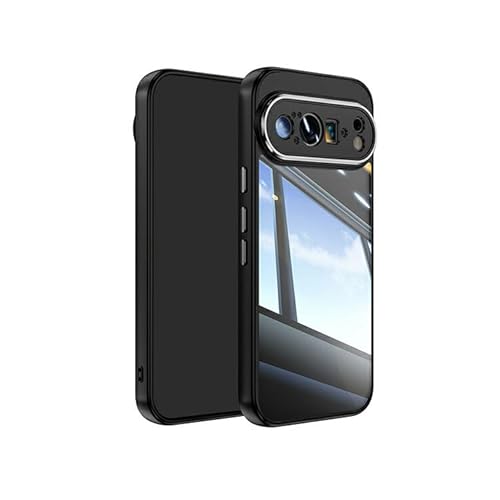AGENIUS�EFor Pixel 11 �N���A�P�[�X �w�ʓ��� TPU+�v���X�`�b�N ���� ������� �V���v��(�u���b�N)