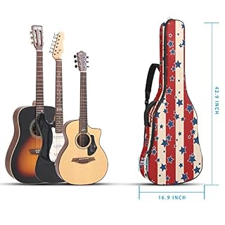 Housse de transport étanche pour guitare avec bandoulière réglable Motif panda arc-en-ciel, Multicolore 08, 42.9×16.9×4… - Les Beatles, Paul McCartney, John Lennon, RIngo Starr, George Harrison Housse de transport étanche pour guitare avec bandoulière réglable Motif panda arc-en-ciel, Multicolore 08, 42.9x16.9x4… – Image 5
