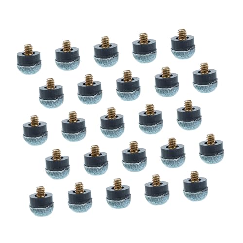 BESPORTBLE Complete Billiard Tip Set 25pcs Pool Tips Replacement Kit Portable Easy to Store