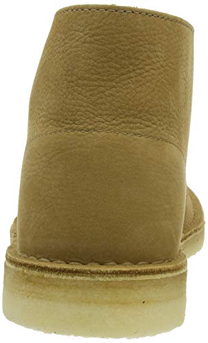 Image of CLARKS Men's Desert Boot Chukka Boot, Black Leather, 13 M US