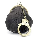Die Handtasche ist aus rauem Leder-Imitat gefertigt, hat zwei Innentaschen (1x mit Reißverschluß) und eine weitere kleine Tasche mit Reißverschluß, am Boden der Handtasche.