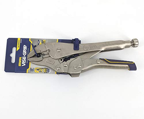 Irwin Tools Irwin Vise-Grip Locking Pliers, Fast Release, Curved Jaw with Wire Cutter, 10-Inch (IRHT82578)