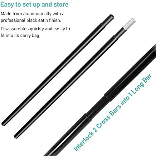 LimoStudio 10 ft. Backdrop Stand with 5 x 10 ft. Green Screen, Adjustable Chroma Key Background Support Kit, Photo Video Photography Studio, AGG2983