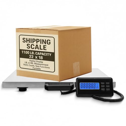 Houseables Digital Shipping Scale 1100 lbs