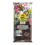 COMPO Bio Mediterrane Pflanzenerde torffrei für die Bildung schöner, intensiver Blüten und Früchte 40L