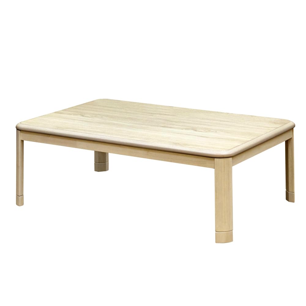 コタツ継脚式　120×80　長方形　ホワイトウォッシュ コタツ継脚式120×80長方形ホワイトウォッシュ