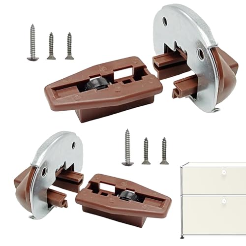 Kit de guía de cajón - Pieza de repuesto para cajones para guías para cajones de montaje central | Posicionador de instalación de riel de cajón de piezas de de muebles de repuesto para guardarro