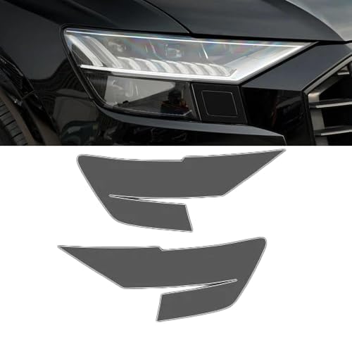 Für Audi Q8 2018-2022 Auto Scheinwerfer Schutz Folie TPU Scheinwerfer Film Anti Scratch Auto-Styling Aufkleber