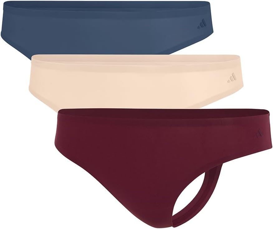 adidas Thong (3 Pack) - Active Light Flex-Packaged Trousers - Comfortable Underwear