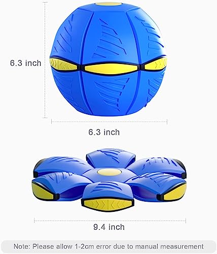 WACURRENTHYD New UFO Pet Flying Saucer Ball, Portable Flying Toys Creative Fly Saucer Stomp Magic Balls - Image 2