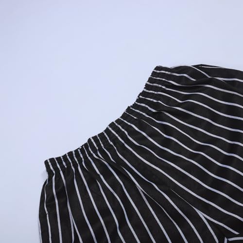 Men's Fashion Casual Elastic Waist Slim Pants Cargo Straight Pants Casual Slip2