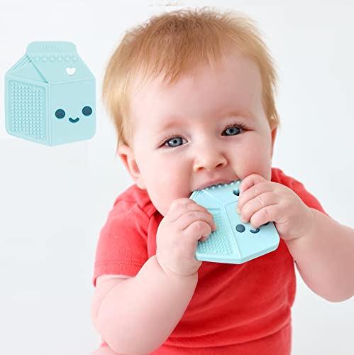 Image of Nuby All Silicone Milk Carton Teether - 3+ Months