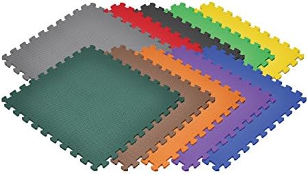 Norsk Solid Color Foam Mats - EVA Foam Interlocking Tiles