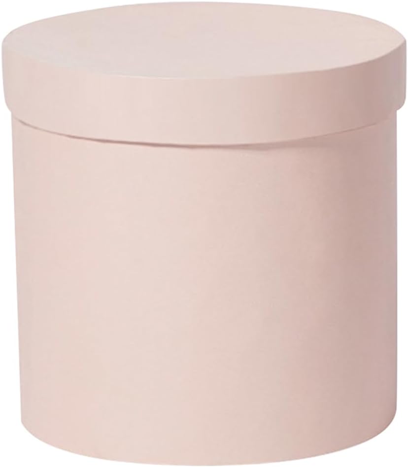 Ipetboom Mini Flower Cylinder Bucket Box 5.5 Inch Round Floral Arrangement and Bouquet Packaging for Weddings Birthdays and Special Occasions