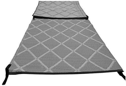 Crusader Paradise Groundsheet Awning Carpet 2.5m X 6m Padded Strong Woven - Grey