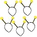 Party Headbands, FunPa 5PCS Bee Headbands Bulk Cute Bee Tentacle Hair Band Party Hair Hoop for Kids Women Girls Halloween Birthday Baby Shower Bee Party Supplies