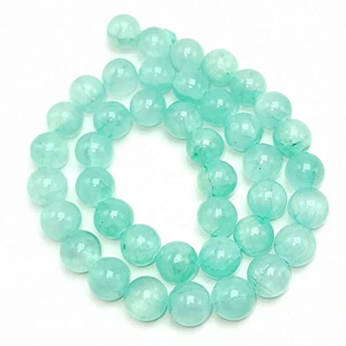 45 Styles De Perles En Pierre Naturelle Jade Persan Coloré Perles Givrées Rondes En Vrac Pour La Fabrication De Bijoux Bracelets De Charme DIY 4-12MM-37,10mm 36-38pcs