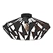 Produktbild EGLO Deckenlampe Carlton 6, 1 flammige Deckenleuchte Vintage, Industrial, Retro, Wohnzimmerlampe aus Stahl in Schwarz, Kupfer, Küchenlampe, Flurlampe Decke mit E27 Fassung