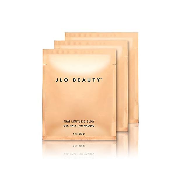 JLO BEAUTY That Limitless Glow Face Mask | Visibly Tightens, Lifts, Hydrates, & Plumps For Glowy Skin, Infused With JLo Glow Serum