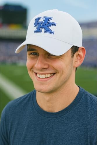 Gorra Blanca y Azul Kentucky University Ajustable miniatura 2
