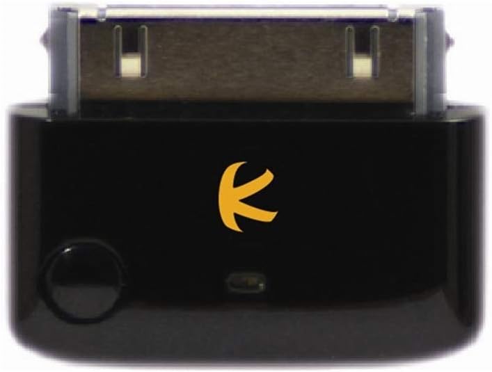 KOKKIA i10_Pro (Black) : Bluetooth Transmitter Splitter with switchable aptX/Low-Latency aptX/FastStream/SBC codecs, compatible with 30-pin Connector iPod,iPhone,iPad. Compatible with AirPods.