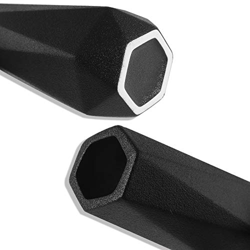 N/C Ceranee Geometric Ceramic Flower Vase For Modern Home Decoration, Frosted Porcelain Floral Vase, Black, 7.8In #TOP5