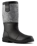 filzstiefel herren  Gödecke Textil 625 hochwertiger Filzstiefel S2 mit Waterproof-Lederbesatz (38)