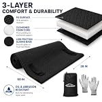 Rolling Creeper Mat 60 x 28 in, Foldable Under-Car Repair Pad for Mechanics - Image 3
