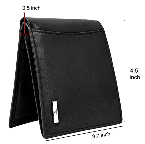 URBAN FOREST Oliver Aniline Black Leather Wallet for Men (Image - 6)