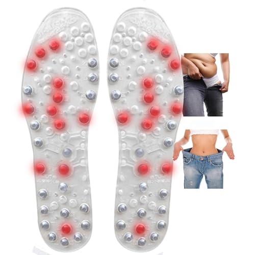 Genérico Plantillas Magneticas para Adelgazar, Plantillas Ortopédicas Soporte De Arco,Absorción De Impactos,Plantillas Ortopédicas,Reducir La Presión del Pie(Size:EU:37-38,Color:1Pair)