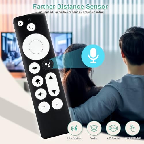 Télécommande vocale Chromecast avec commande Google Assistant