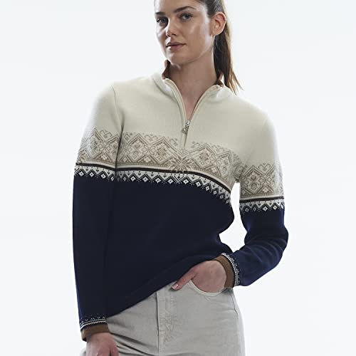 Image of Dale of Norway Moritz Women's Sweater - 100% Merino Wool Sweater for Women - Women's Pullover Sweaters - Ladies Sweater