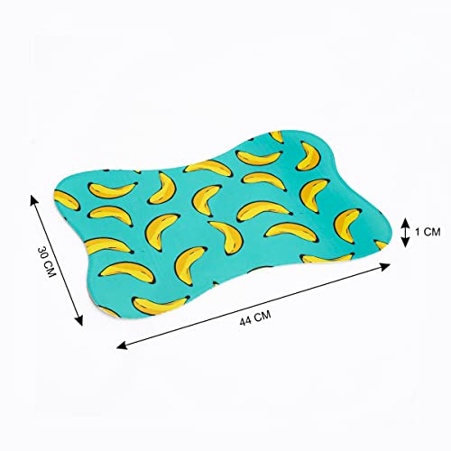 Tapete Pet para Comedouro de Cachorro e Gato Jogo Americano fixador Anti Derrapante Facil de Limpar