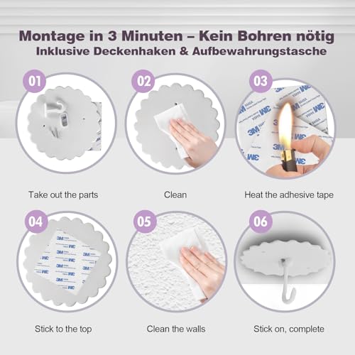 Kievano Betthimmel für Mädchen – Baldachin Kinderzimmer Regenbogen – Moskitonetz für Babybett, Einzelbett & Doppelbett – 60×250×1200 cm, mit Haken & Aufbewahrungsbeutel