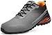 SKOKOD Steel Toe Shoes for Men Composite Work Shoes Comfortable Puncture Proof Lightweight Indestructible Sneakers（Grey Size 9 Wide）