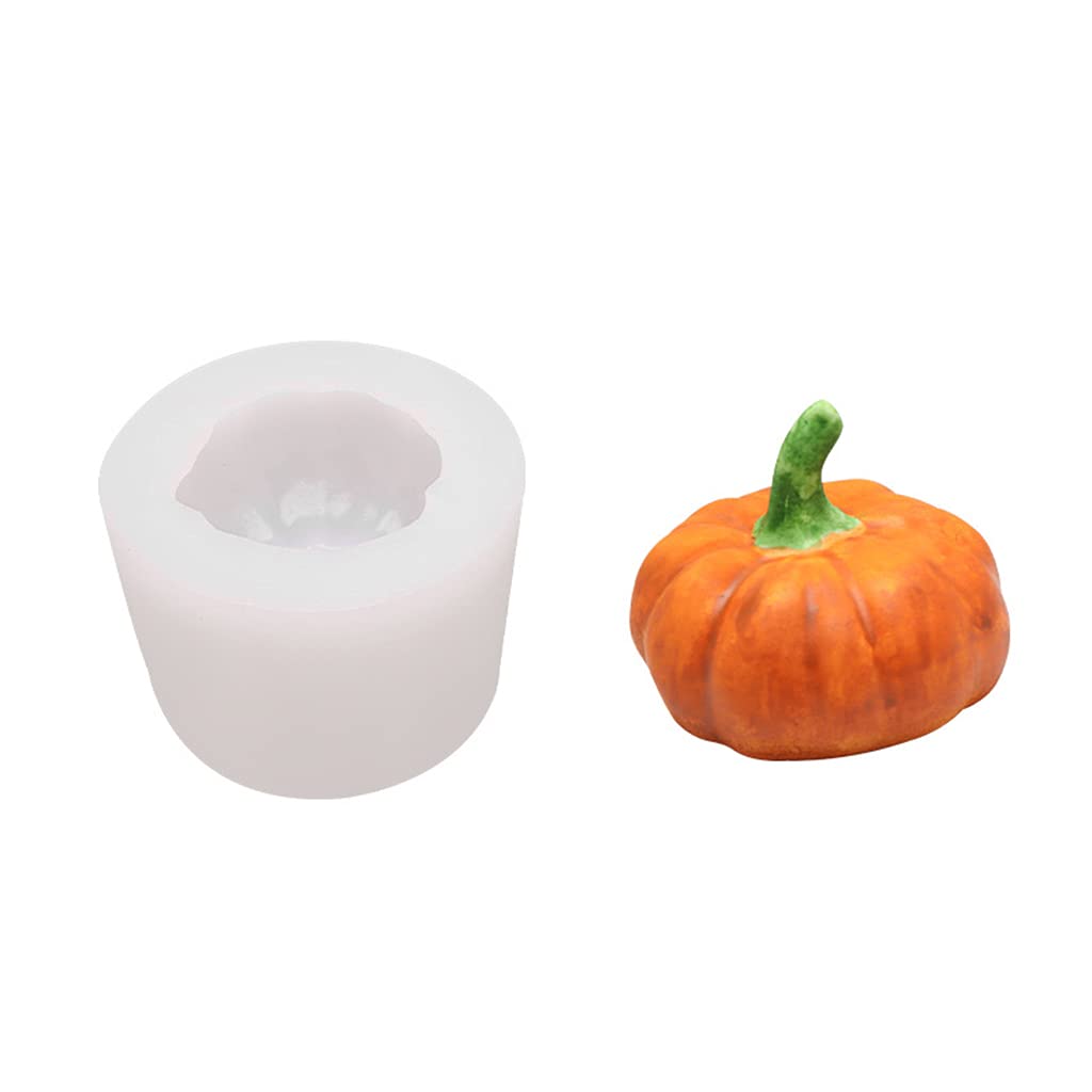Kalttoy Type B 3D Pumpkin Silicone Baking Mold Puddings Chocolates Candles Jellies Multi-Purpose Resin Casting Molds Halloween Making Silicone Mold