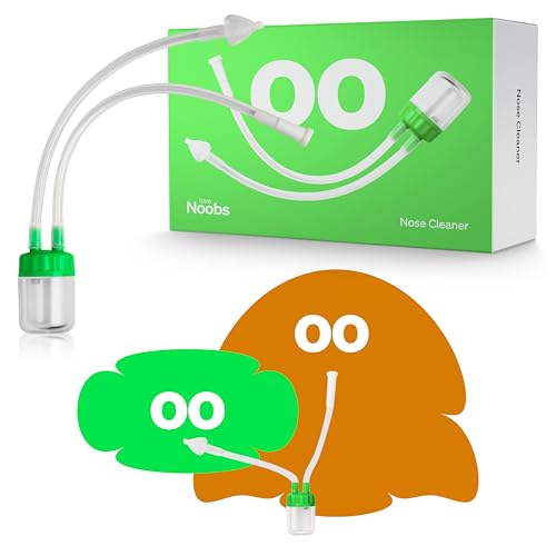 Love Noobs Baby-Nasensauger für Babys – wiederverwendbar, mit Saugnapf...