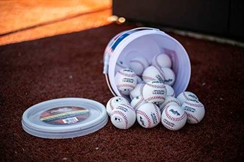 Rawlings | Official League Recreational Use Practice Baseballs | Youth/8U | OLB3 | Bucket | 24 Count — view 5
