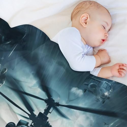 Manta de helicóptero tridimensional ideal para regalar a entusiastas 4