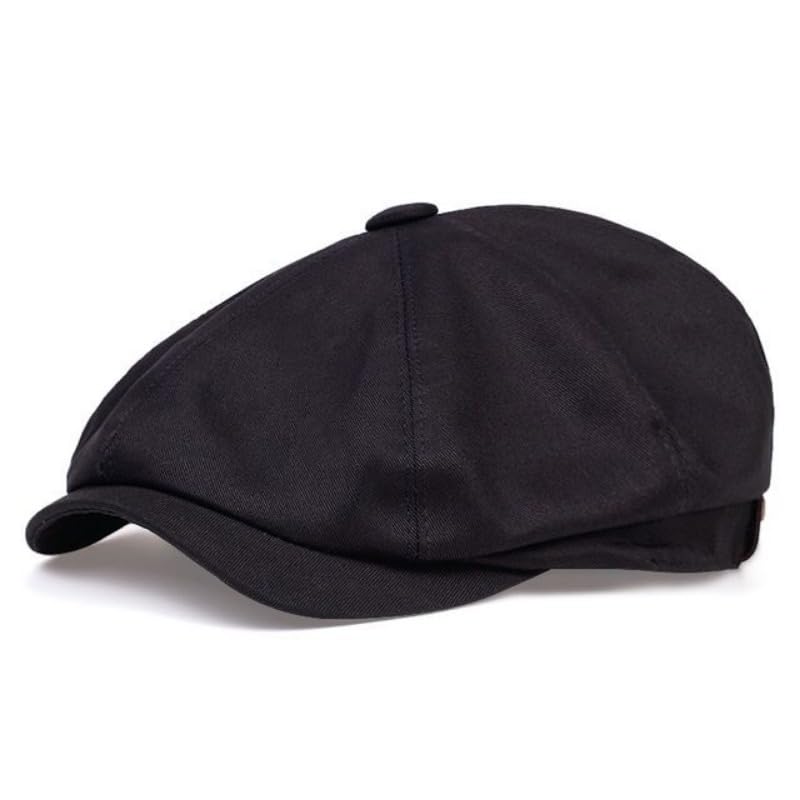 Unisex Mens Ladies Plain 8 Panel Wool Blend Baker Boy Newsboy Flat Cap-image-42
