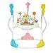 Dream On Me 2-in-1 Baby Activity Center & Bouncer Jumper, 360° Rotating Seat, 3-Height Adjustable, 12 Melodies with Lights & Interactive Toys, Promotes Early Development - Star Print