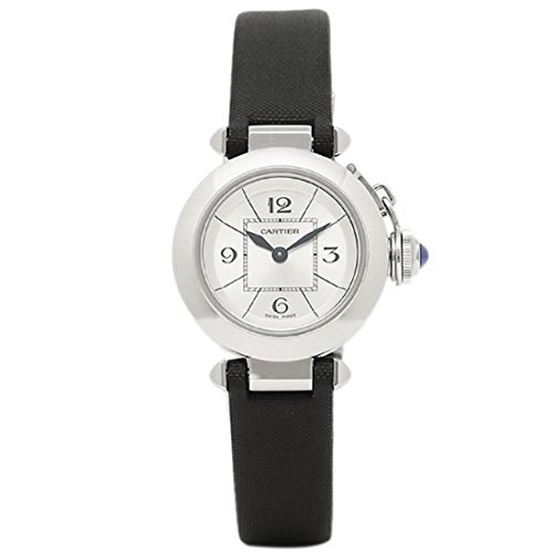 (カルティエ) Cartier カルティエ 時計 レディース CARTIER W3140025 ミスパシャ ストラップ SI レディース腕時計ウォッチ ブラック/ホワイト [並行輸入品]