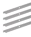 Produktbild Alberts 498597 Treppenkanten-Schutzprofil | Aluminium, silberfarbig eloxiert | 1000 x 25 x 10 mm | 4er Set