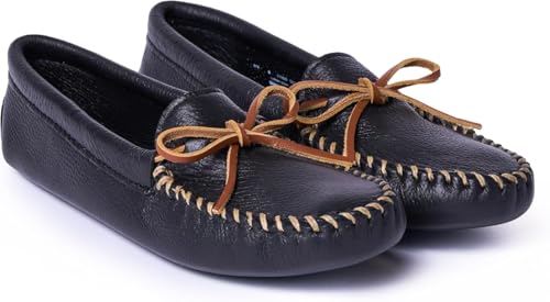Image of Minnetonka Men's Double Deerskin Softsole