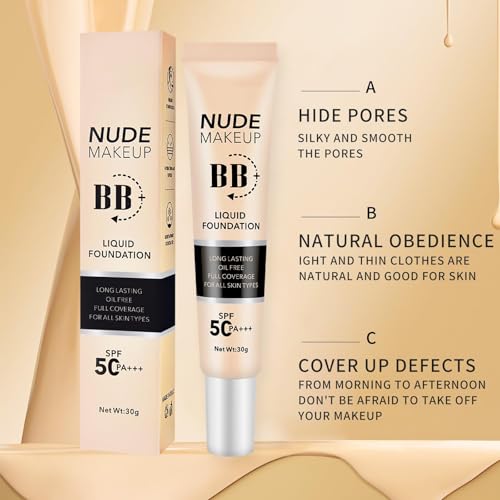 EHIOG BB Cream Correctora con Color, Crema Hidratante Facial con FPS 51+++, Unifica el Tono de la Piel, Cubre Imperfecciones, Apta para Todo Tipo de Pieles, Acabado Natural - imagen 2