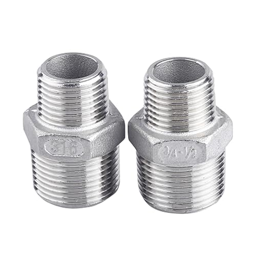 Unión reductora de acero inoxidable 304 DN40-DN32 con acabado hexagonal duradero 6